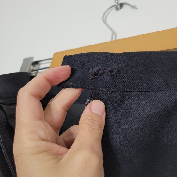 Frederick Alexander Wool Modest Midi Skirt A-Line Black Pockets Lined Winter - Picture 8 of 13